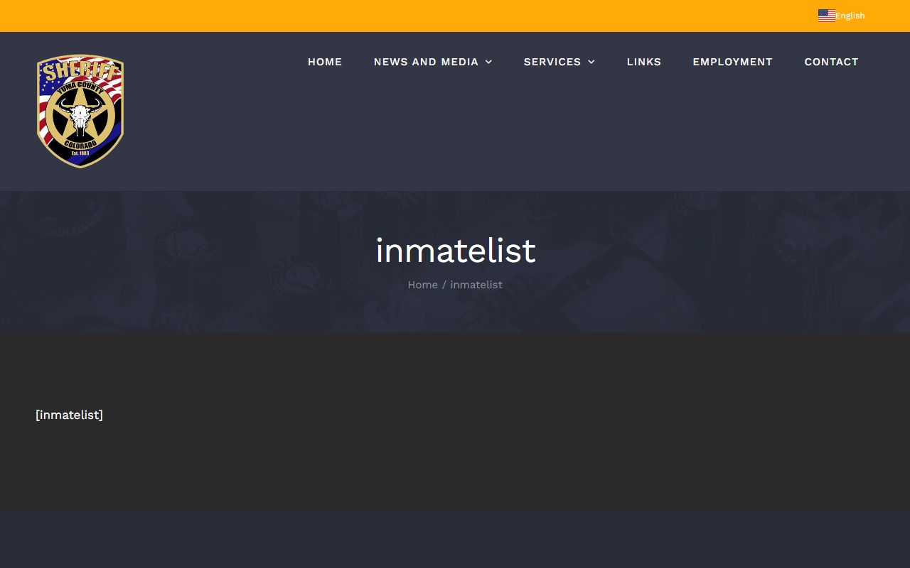 Yuma County inmate population inmate-list page